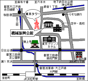 現場担当者会議会場 案内図